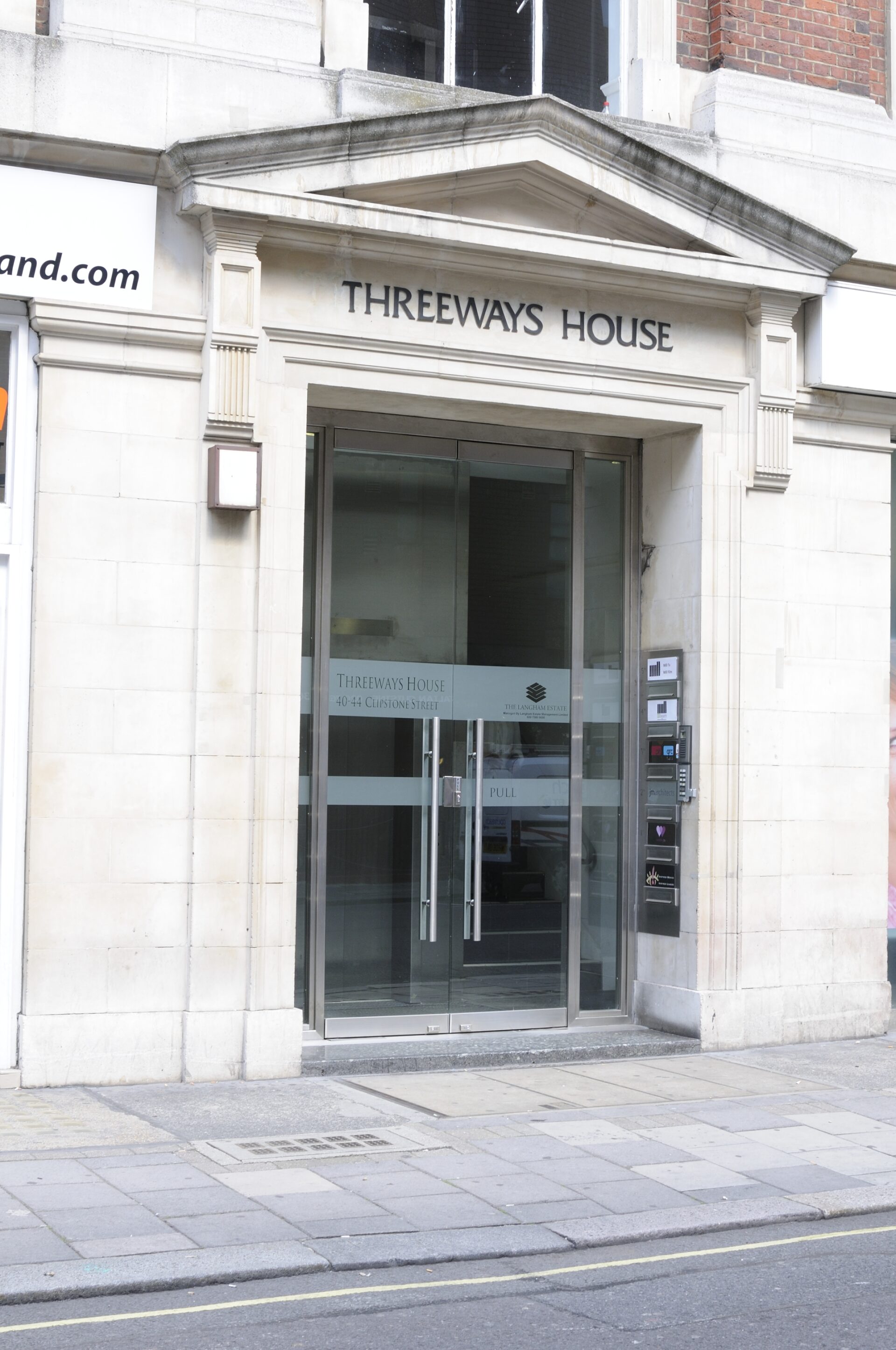 Threeway House, 40-44 Clipstone Street, Fitzrovia