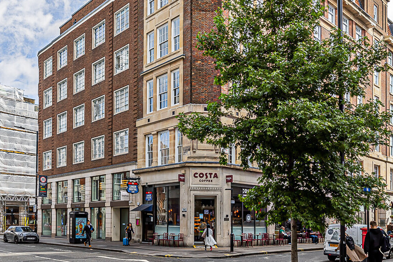 Costa Coffee, Portland House. Ground Floor space to let in Fitzrovia