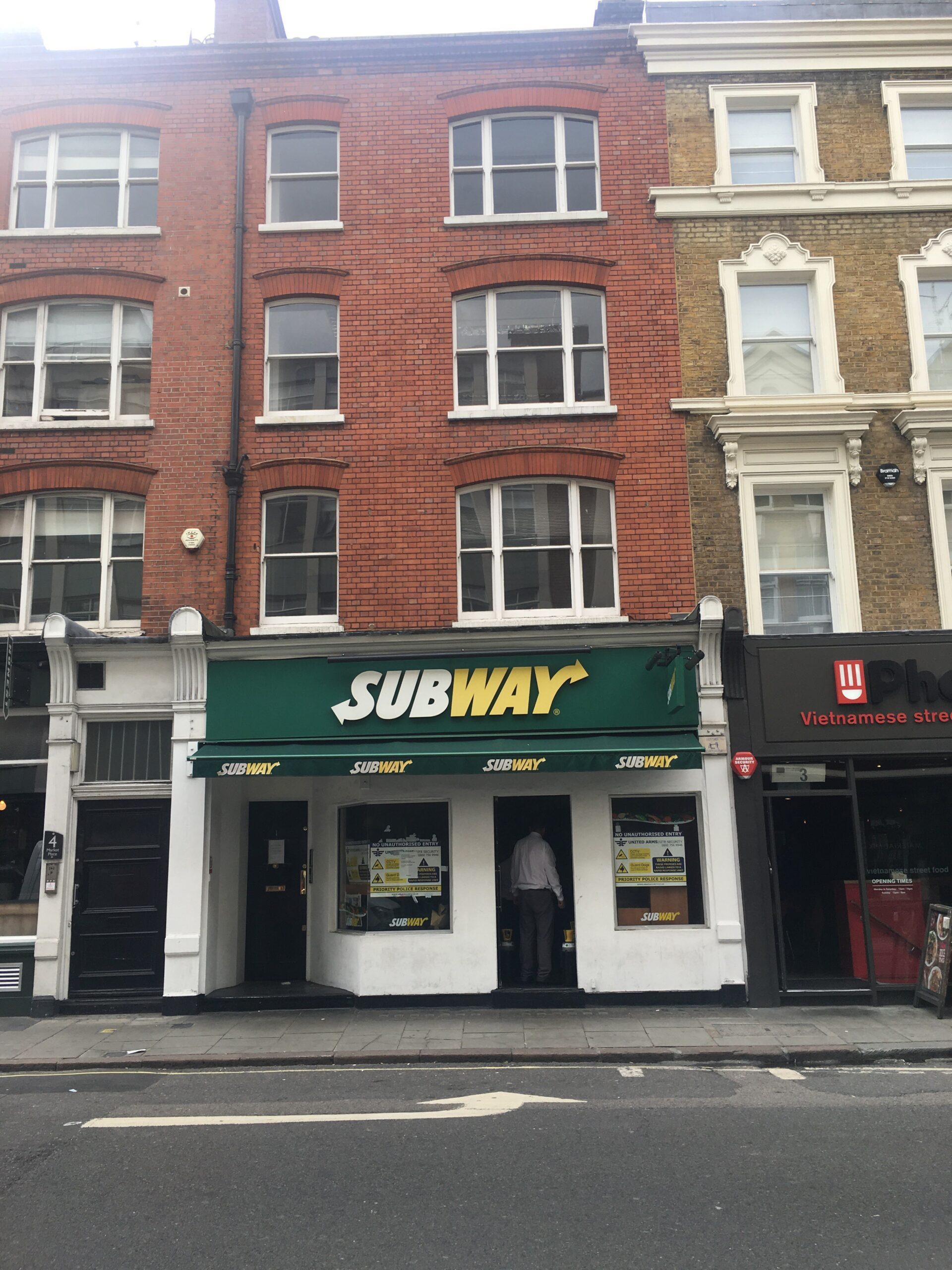 Subway 1 Great Titchfield Street, The Langham Estate