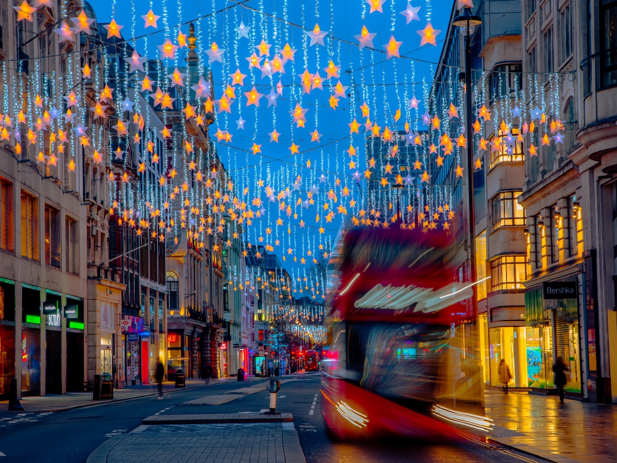 Christmas on Oxford street