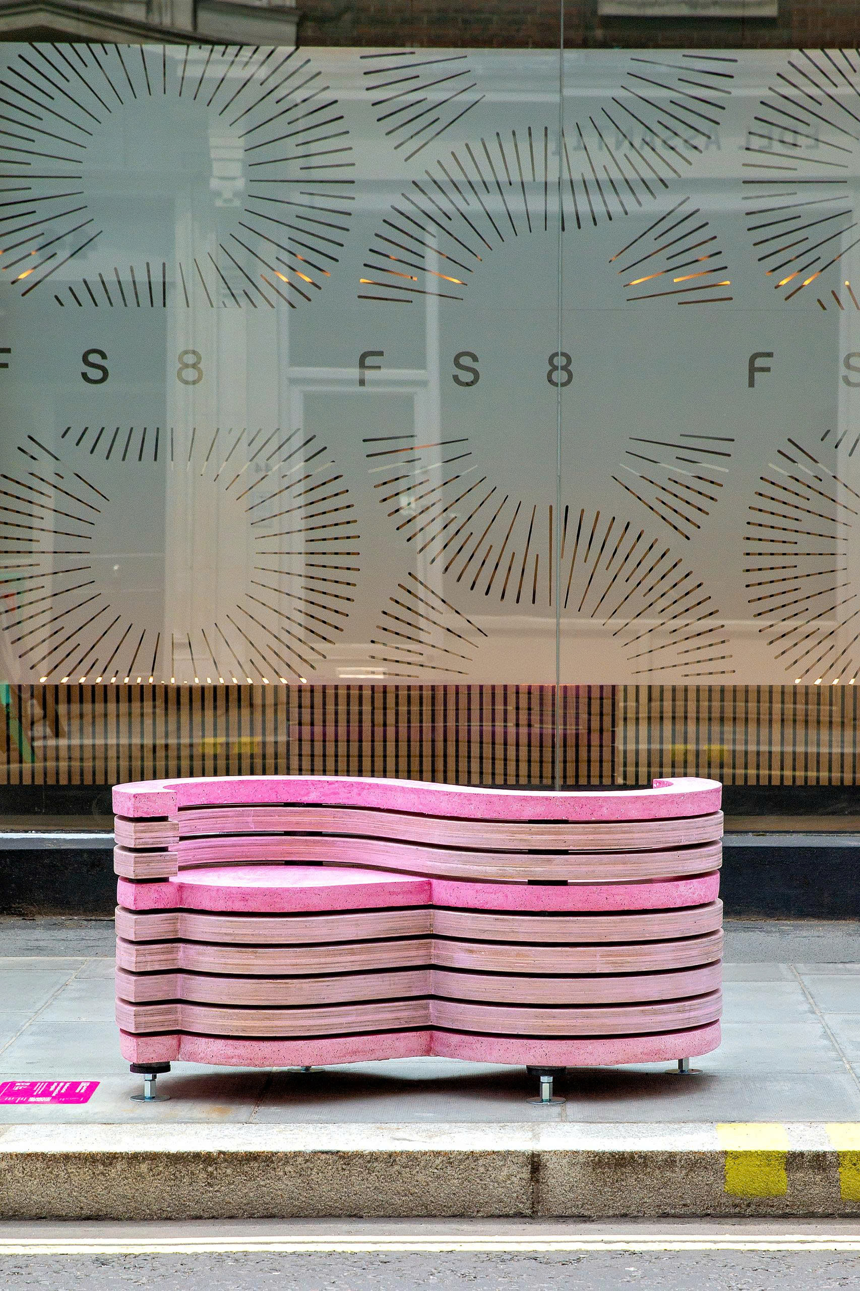 Fitz&Sits program: creative benches transforming Fitzrovia for LFA2025