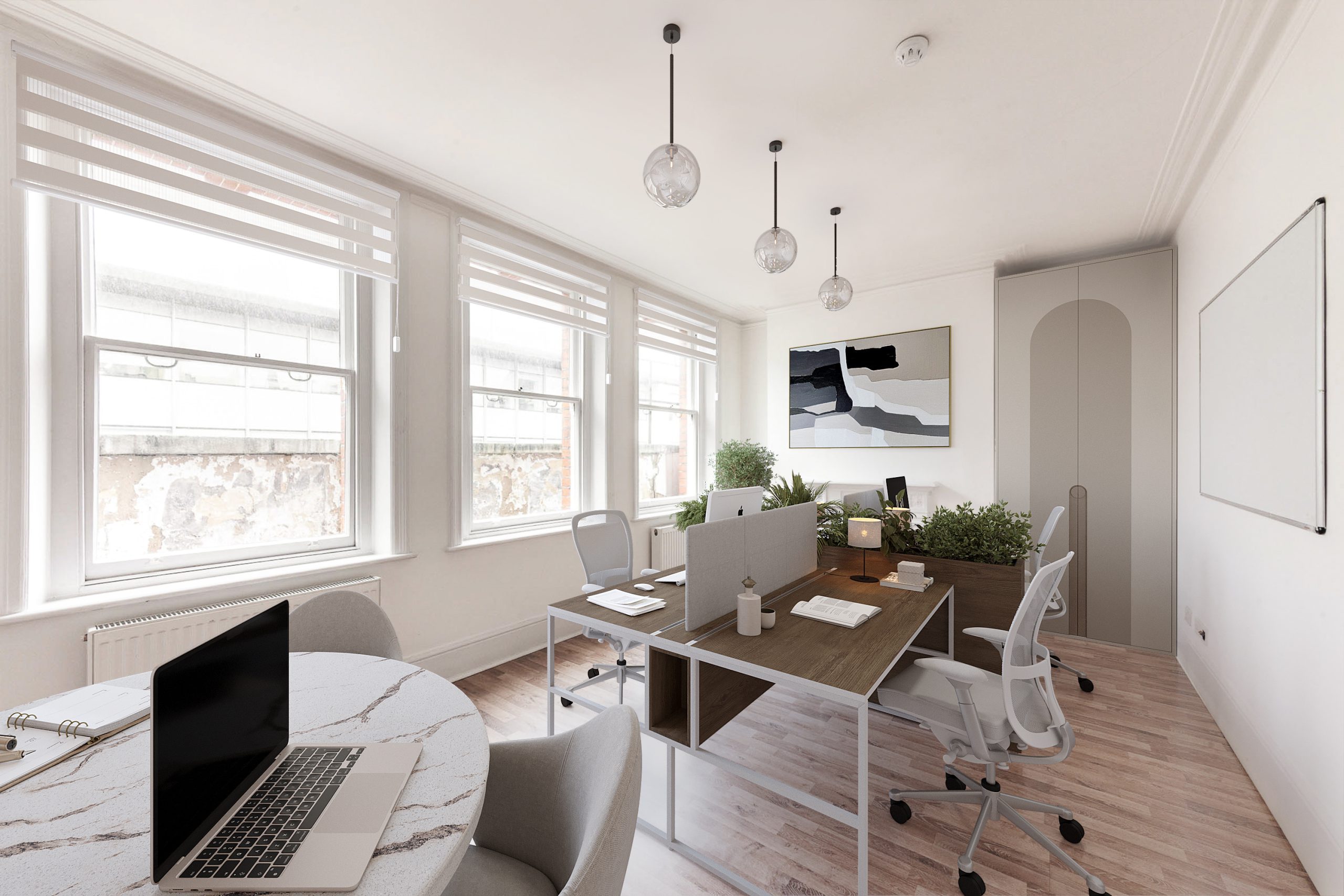 ow much does it cost for Soho office rental?