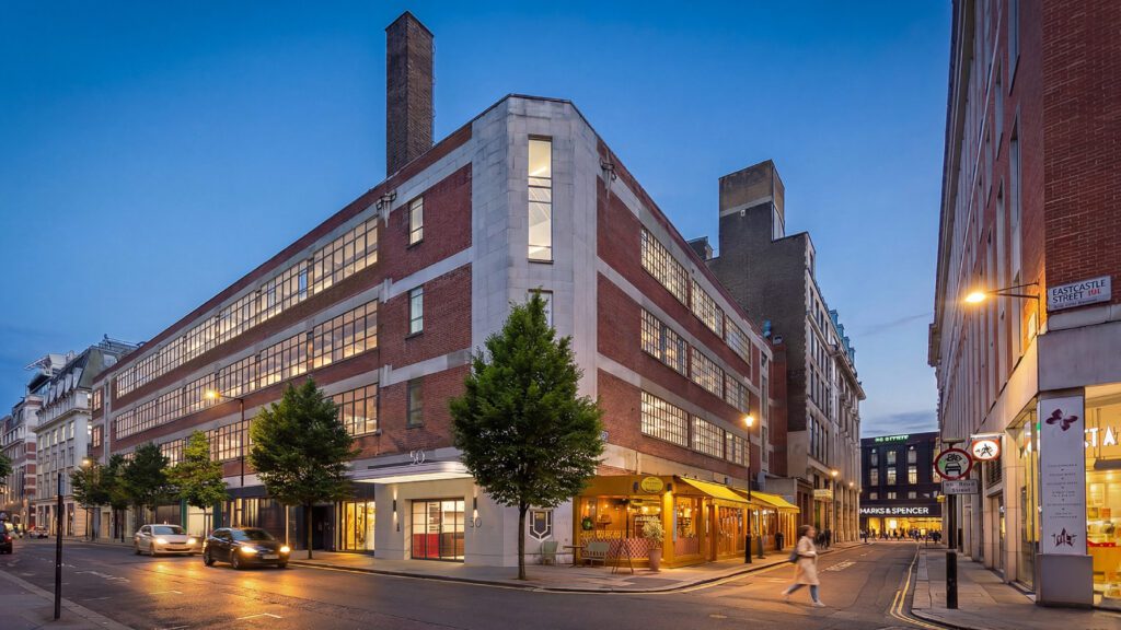50 Eastcastle Street building